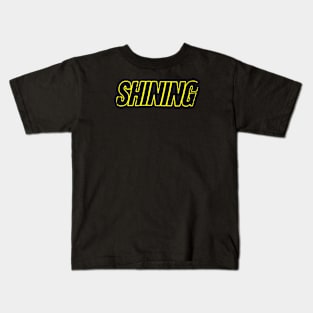 Shining font Kids T-Shirt